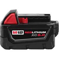 M18 Redlithium XC5.0 Extended Capacity Battery Pack, Lithium-Ion, 18 V, 5 A Kelford