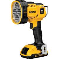 Projecteur &agrave; del pour chantier, DEL, 1000 Lumens, Piles Rechargeable Kelford
