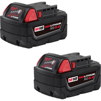 Ensemble de blocs-piles M18 Redlithium, Lithium-ion, 18 V, 5,0 A Kelford