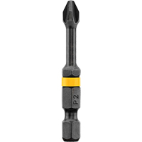Embout Impact Ready no 2 Phillips 2' de Dewalt, Phillips, Embout #2, Prise 1/4", Longueur 2" Kelford