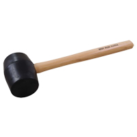 Maillet en caoutchouc, 28 oz, Prise en Bois, 16-3/4" lo Kelford