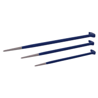 Rolling Head Pry Bar Set, 3 Pcs. Kelford