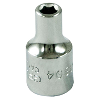Douille, 4 mm, Prise 1/4", 6 pans Kelford