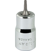 Douille &agrave; embout, Torx, T8 x 2-1/8" lo, Prise 3/8" Kelford