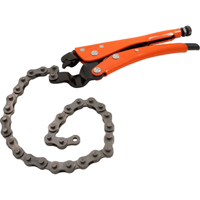 Locking Chain Clamp Pliers, 10" Length, Omnium Grip Kelford