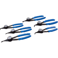 Convertible Retaining Ring Plier Set - Includes Plastic Case, 6 Pieces Kelford