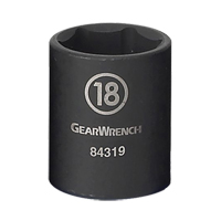 Socket, Impact, 11 mm, 3/8" Drive, 6 Points Kelford