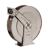 Stainless Steel Hose Reel, Single Hose, 10-1/2" W x 24" D x 25-3/8" H Kelford