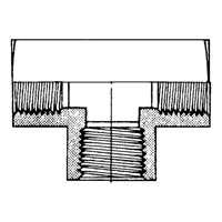 Raccord En T&eacute; Femelle, Laiton, 1/8" Kelford