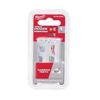 Scie avec dents au carbure Hole Dozer, 1", Profondeur de la coupe 1-3/5", Carbure Kelford