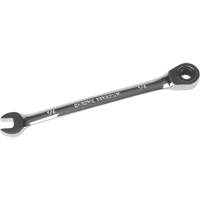 SAE Ratcheting Combination Wrench, 12 Point, 1/4", Chrome Finish Kelford