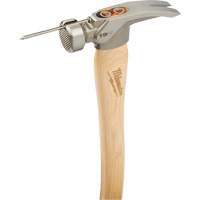 Marteau de charpente &agrave; face usin&eacute;e, 19 oz., Prise en Bois, 16" lo Kelford