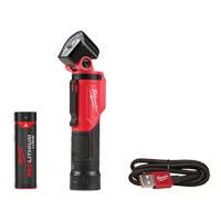 USB Pivoting Flashlight, LED, 500 Lumens, Rechargeable Batteries Kelford