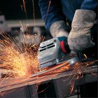 Large Angle Grinder with Rat Tail Handle, 7", 120 V, 15 A, 6500 RPM Kelford