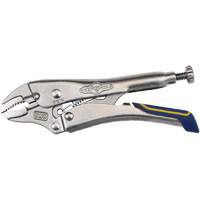 Fast Release Locking Pliers with Wire Cutter, 5" Length, Curved Jaw Kelford