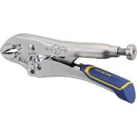 Fast Release Locking Pliers with Wire Cutter, 5" Length, Curved Jaw Kelford