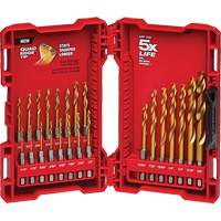 Shockwave Impact Duty Drill Bit Set, 23 Pieces, Titanium Kelford