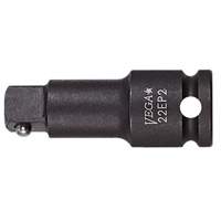 Ball Lock Socket Extension, Impact, 3/8" Drive, 1-3/8" L Kelford