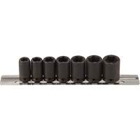 Magnetic Socket Set, 7 Pcs, Impact, 1/4" Drive Size Kelford