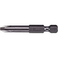 Power Bit, Phillips, #2 Tip, 1/4" Drive Size, 2-3/4" Length Kelford