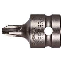 Bit Socket, Phillips, #3 x 1-1/2" L, 1/2" Drive Kelford