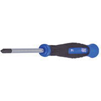Phillips Precision Screwdriver, #00, 5" L, Cushion Grip Handle Kelford