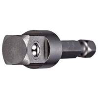 Adapter & Extension, 1/4" Drive Size, 3/8" Male Size, Ball, 6" L Kelford
