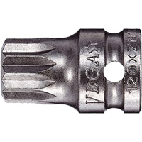 Socket Bit, Triple Square, 5 x 3/4" L, 1/4" Drive Kelford