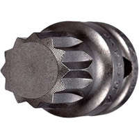 Socket Bit, Triple Square, 5 x 3/4" L, 1/4" Drive Kelford