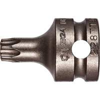 Socket Bit, Torx&reg; Tamper, 25 x 1" L, 3/8" Drive Kelford