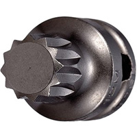 Socket Bit, Triple Square, 5 x 1" L, 3/8" Drive Kelford