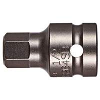 Socket Bit, Hex, 6 mm x 1-1/2" L, 1/2" Drive Kelford