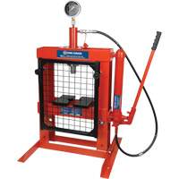Hydraulic Shop Press with Grid Guard, 10 Tons Capacity UAI716 | Kelford
