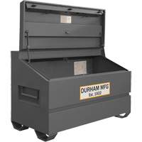 Jobsite Sloped Lid Storage Box, 60" x 30" x 39-3/8", Steel, Grey UAI849 | Kelford