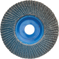 BlueFire™ R884P Coarse Grit Flap Disc, 5" x 7/8", Type 27, 60 Grit, Zirconia Alumina UAJ184 | Kelford