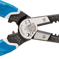 Klein-Kurve&reg; Heavy-Duty Wire Stripper, Cutter & Crimper Multi-Tool, 8-1/4" L, 8 - 20 AWG Kelford
