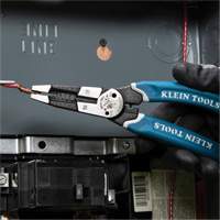 Klein-Kurve&reg; Heavy-Duty Wire Stripper, Cutter & Crimper Multi-Tool, 8-1/4" L, 8 - 20 AWG Kelford