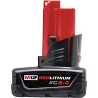 M12 Redlithium XC6.0 Battery, Lithium-Ion, 12 V, 6 Ah Kelford