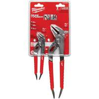 6" & 10" Comfort Grip Straight Jaw Pliers Set, 2 Pieces Kelford