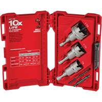 One-Piece Carbide Hole Cutter Set, 4 Pieces, Carbide Kelford