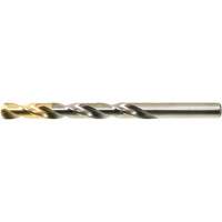 DRILLCO TiN Tipped Jobber Drill Bit, High Speed Steel, 1/16", 1-7/8" L, 7/8" Flute, 135° Point Angle Kelford