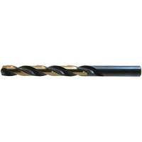 DRILLCO Heavy-Duty Jobber Drill, High Speed Steel, A, 3-7/8" L, 2-5/8" Flute, 135° Point Angle Kelford