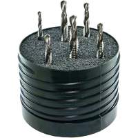 Drillco&reg; Combined Tap & Drill Set, 6 Pieces, High Speed Steel Kelford