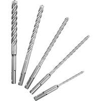 MX4 4-Cutter Rotary Hammer Drill Bit Kit, 5 Pieces, Carbide Kelford