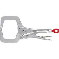 Torque Lock Locking Pliers with Regular Jaws, 11" Length, C-Clamp Kelford