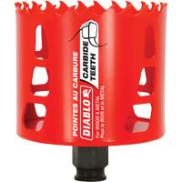 Scie cloche pour bois et m&eacute;tal, 3-1/8", Profondeur de la coupe 2-3/8", Carbure Kelford