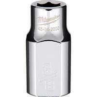 SAE Socket with Four Flat Sides, 3/8", 1/2" Drive, 6 Points Kelford