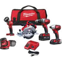 Trousse 5 pi&egrave;ces doutil combin&eacute; M18, Lithium-ion, 18 V Kelford