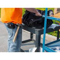 Steel Loop Tool Holder, Hammer Holder, Leather, 0 Pockets Kelford