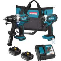 LXT Cordless 2-Tool Combo Kit, Lithium-Ion, 18 V Kelford